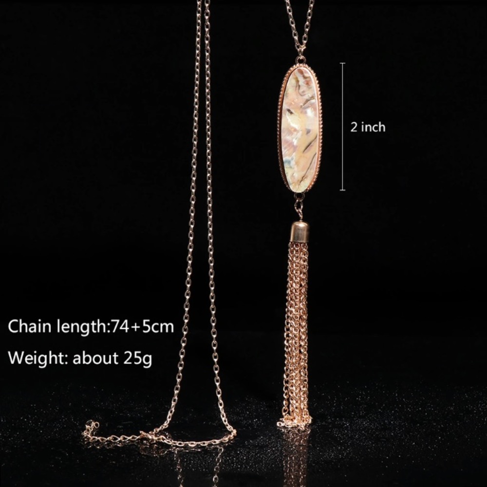 Iridescente Druzy Necklace - Picture 4 of 6